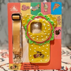 Disney “Eats” Burger iPhone 14 Pro Case NWT